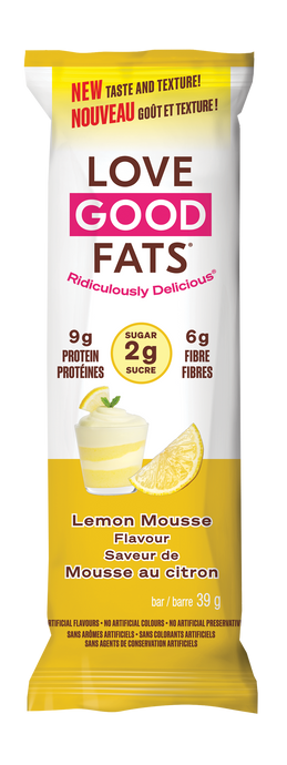 Love Good Fats Lemon Mousse Keto Certified