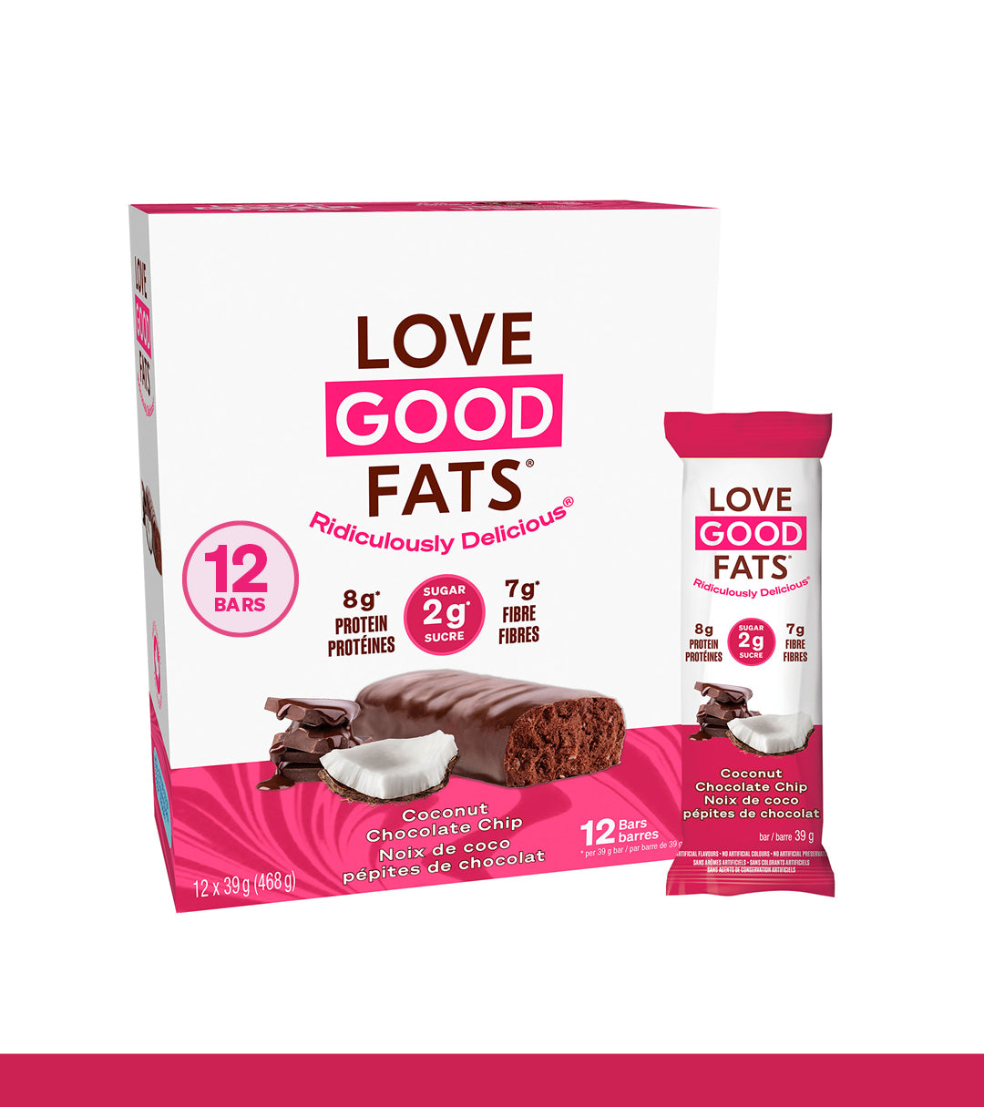 Love Good Coconut Chocolate Chip keto friendly bars