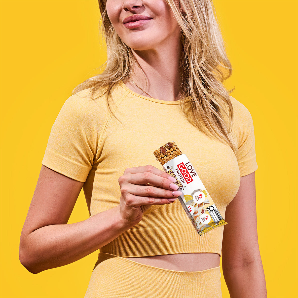 Love Good Protein Snack Lemon Coconut Protein Low Sugar Keto Friendly Nutty bars