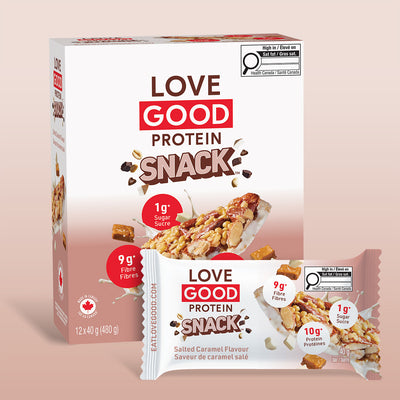 Barres énergétiques caramel salé