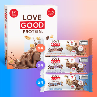 Barres protéinées assorties Indulge