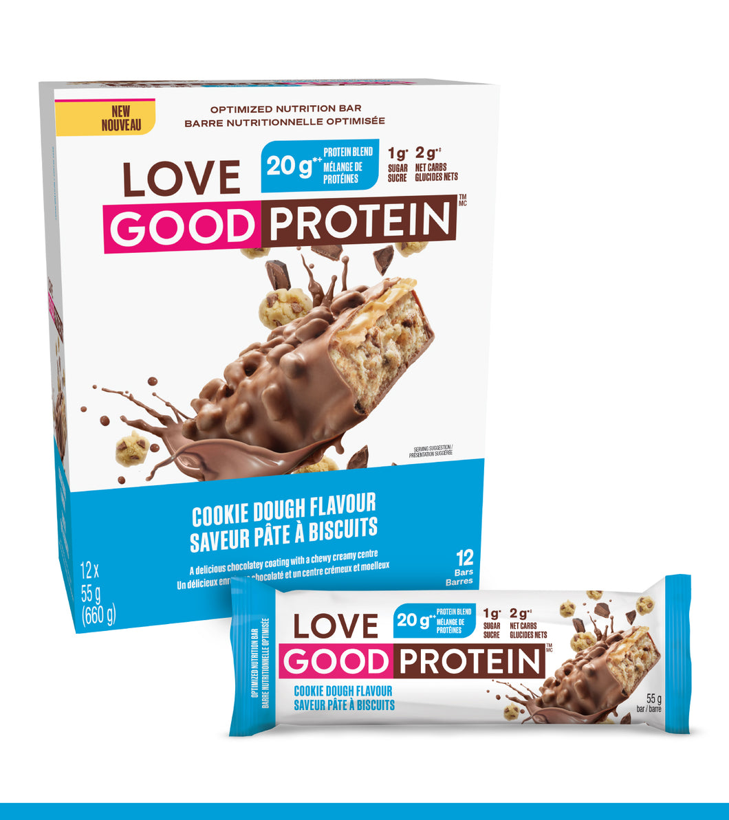 Cookie Dough Protein Bars 1g Sugar 20g Protein Love Good Fats
