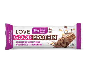 Love Good Protein Rich Chocolate Caramel Bars