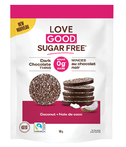 Love Good Fats Dark Chocolate Thins Coconut